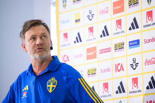 Peter Gerhardsson, head coach of the Swedish women's