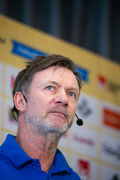Peter Gerhardsson, head coach of the Swedish women's