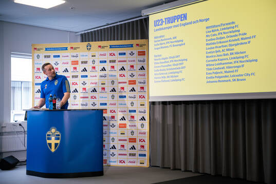 Martin Qvarmans Möller, head coach of the Swedish under-23