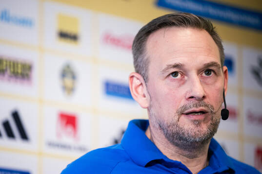 Martin Qvarmans Möller, head coach of the Swedish under-23