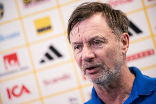 Peter Gerhardsson, head coach of the Swedish women's