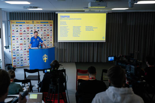 Peter Gerhardsson, head coach of the Swedish women's