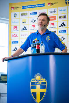 Peter Gerhardsson, head coach of the Swedish women's