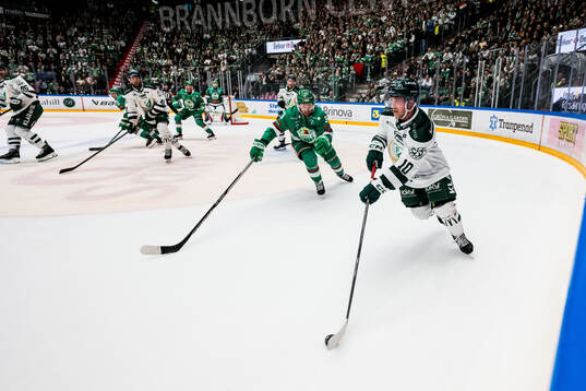 Rögles Michael Kapla och Färjestads Marcus Nilsson