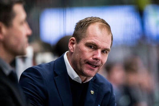 Färjestads tränare Thomas Mitell