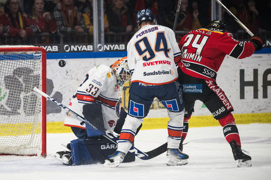 Växjös målvakt Emil Larmi