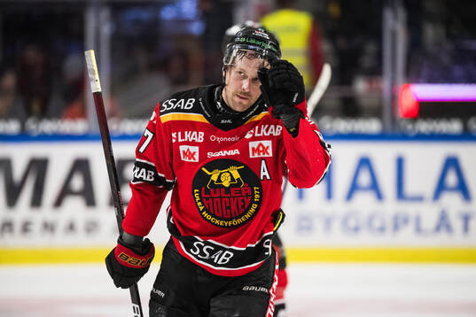 Luleås Linus Omark deppar