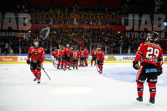 Luleås spelare deppar