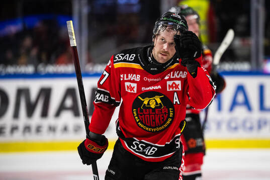 Luleås Linus Omark deppar