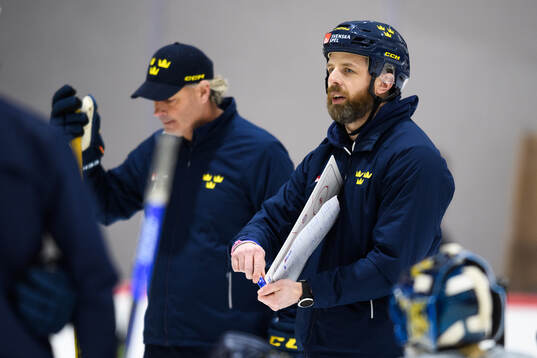 Head coach Ulf Lundberg of Sweden