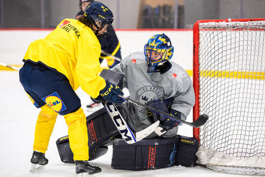 Goaltender Ida Boman of Sweden