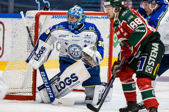 Leksands målvakt Filip Larsson