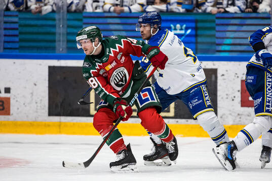 Frölundas Carl Klingberg och Leksands Jon Knuts