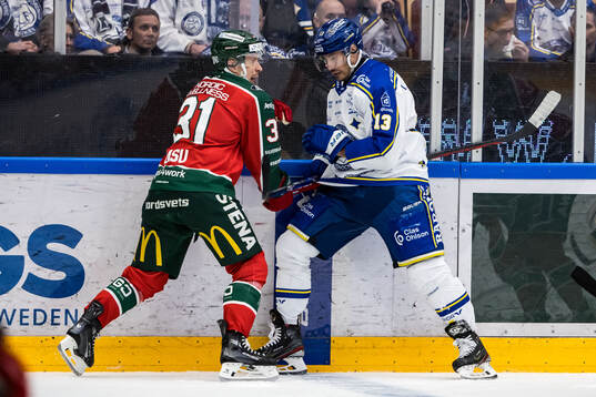 Frölundas Jere Innala och Leksands Jon Knuts