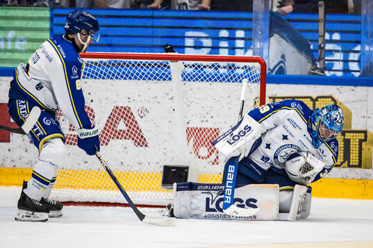 Leksands målvakt Filip Larsson