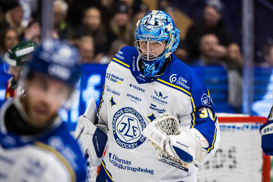 Leksands målvakt Filip Larsson