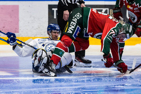 Leksands Jon Knuts och Frölundas David Edstrom