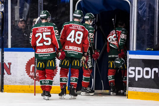 Frölundas spelarna deppar