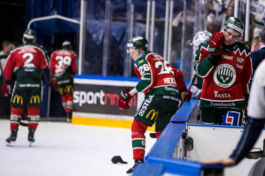 Frölundas spelarna deppar