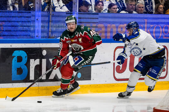 Frölundas Carl Klingberg och Leksands Olle Alsing