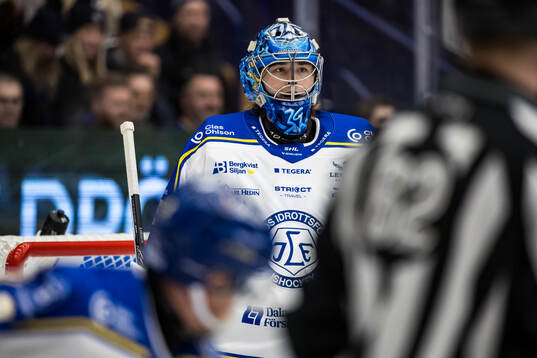 Leksands målvakt Filip Larsson