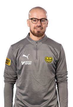 Mjällbys fystränare Albin Pålsson