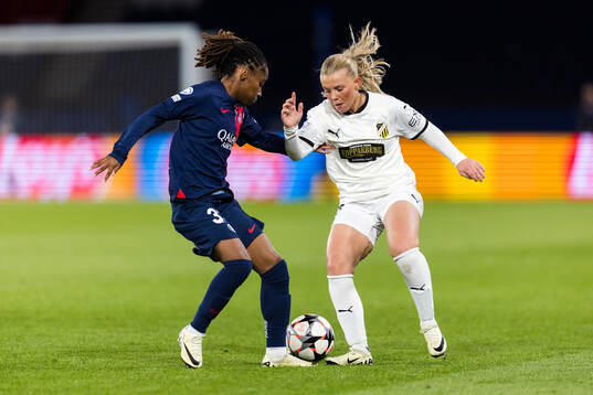 Tara Elimbi Gilbert of Paris Saint Germain and Matilda
