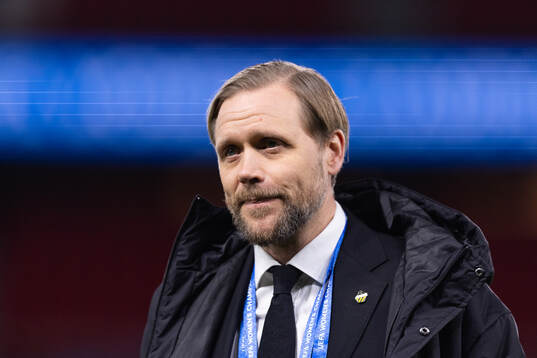 Club manager Marcus Jodin of Häcken looks dejected