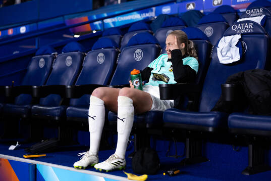 Matilda Nildén of Häcken looks dejected