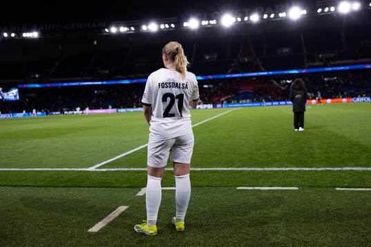 Johanna Fossdalsá Sørensen of Häcken looks dejected