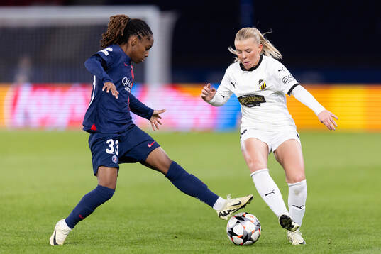 Tara Elimbi Gilbert of Paris Saint Germain and Matilda