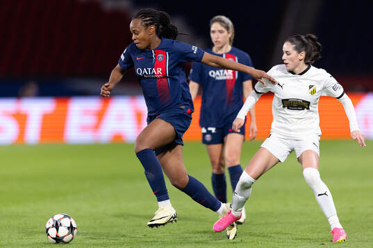 Marie-Antoinette Katoto of Paris Saint Germain and Clarissa