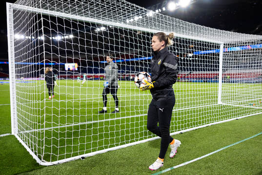 Goalkeeper Jennifer Falk of Häcken