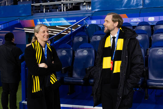 Vice club manager and communications director Malin Fahlén