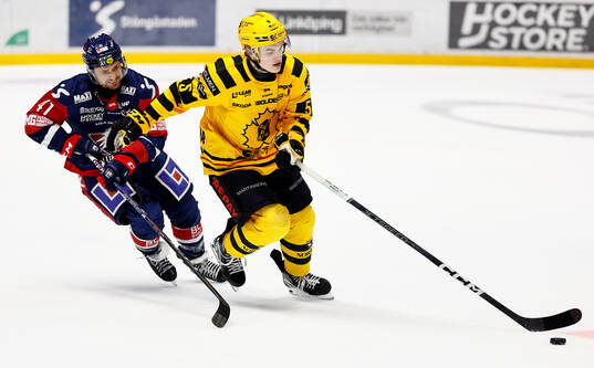 Linköpings Broc Little och Skellefteås Axel Sandin