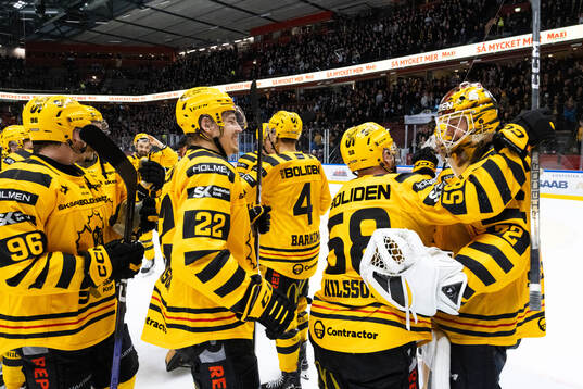 Skellefteås spelare jublar