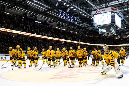 Skellefteås spelare jublar