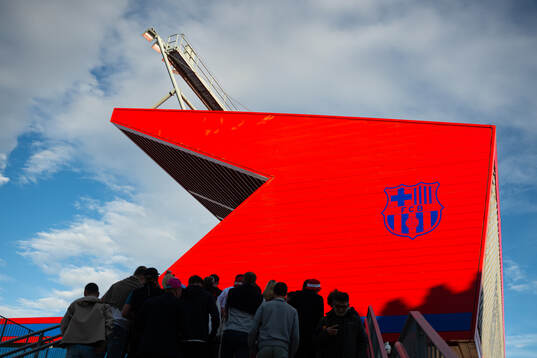 General exterior view of Estadi Johan Cruyff