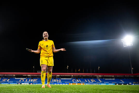 Goalkeeper Aurora Mikalsen of Brann