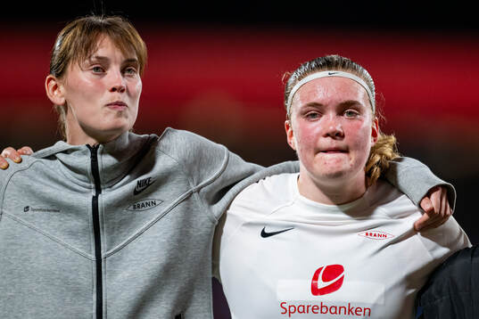 Rakel Engesvik and Signe Gaupset of Brann