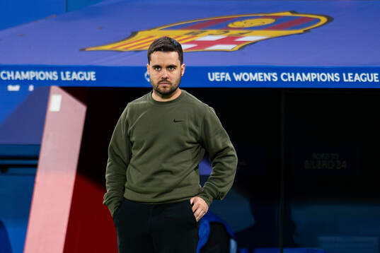 Jonatan Giráldez, head coach of Barcelona