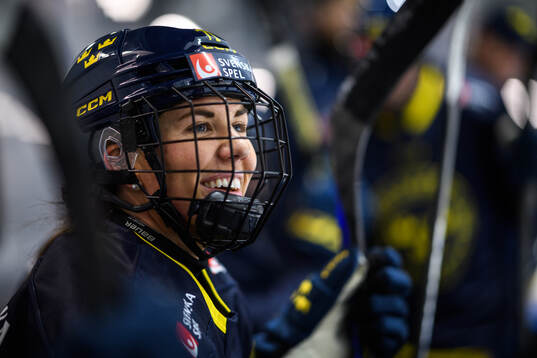 Anna Kjellbin of Sweden at a practice session