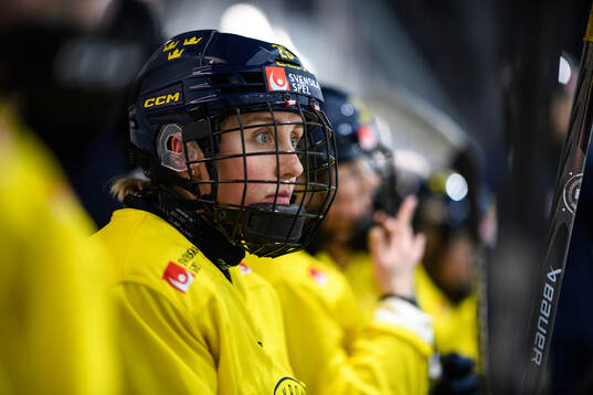 Hanna Olsson of Sweden at a practice session