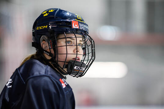 Hanna Thuvik of Sweden at a practice session
