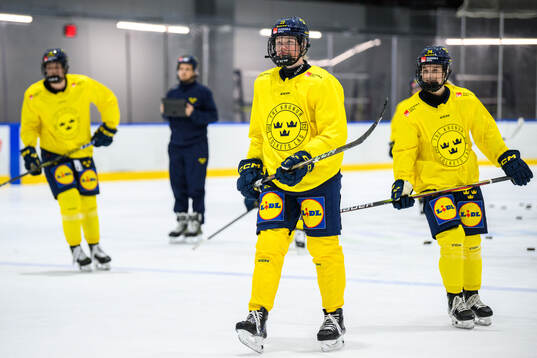 Sara Hjalmarsson of Sweden at a practice session