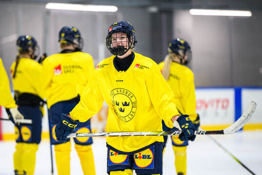 Ebba Hedqvist of Sweden at a practice session