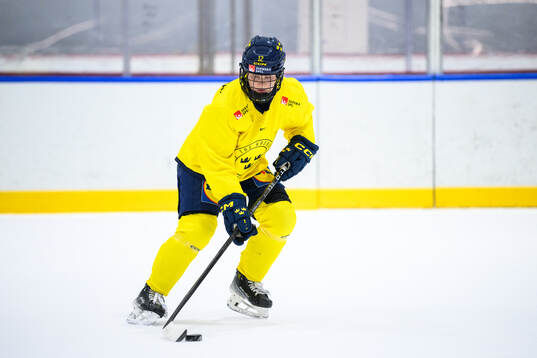 Maja Nylén Persson of Sweden at a practice session