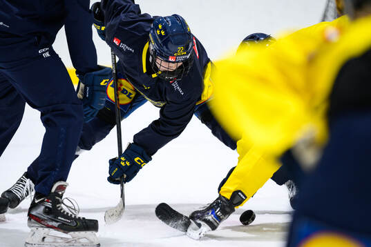 Hanna Thuvik of Sweden at a practice session