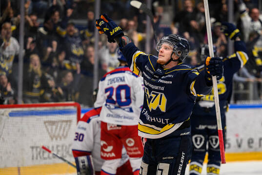HV71s Åke Stakkestad jublar