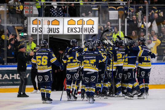 HV71s spelare jublar